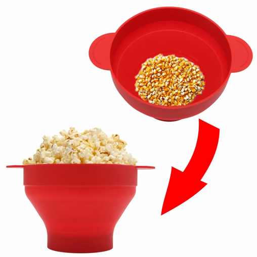 PopSkålen - Återanvändbar skål för popcorn i micro